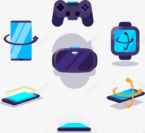 科技改變未來(lái)產(chǎn)品演示矢量圖 頁(yè)面網(wǎng)頁(yè) 平面電商 創(chuàng)意素材 改變素材